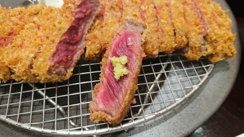 Fried steak platter